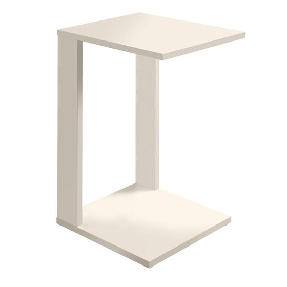 Imagem de Mesa de Canto Design Moderna MDF Elegante Branca