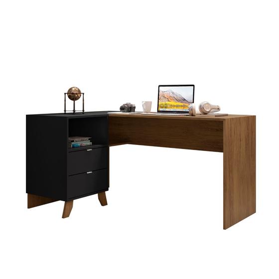 Mesa De Canto Escritório 2 Gav 2 Nichos Escrivaninha Porto Menor preço em Mesa De Canto Escritório 2 Gav 2 Nichos Escrivaninha Porto