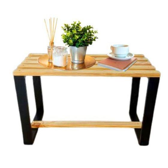 Imagem de Mesa De Centro Estilo Industrial Moderna Para Sala De Tv - Love Pallets