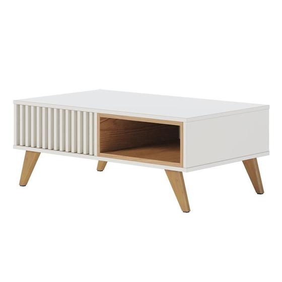 Imagem de Mesa De Centro Jeri Off White/Freijo - Colibri