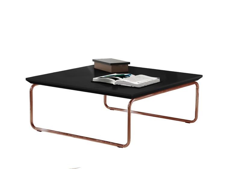 Imagem de Mesa de Centro Kairos Pé Cobre Bisart Decor