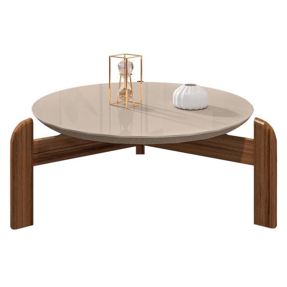 Mesa de Centro Lizz Redonda - Casa D Menor preço em Mesa de Centro Lizz Redonda - Casa D