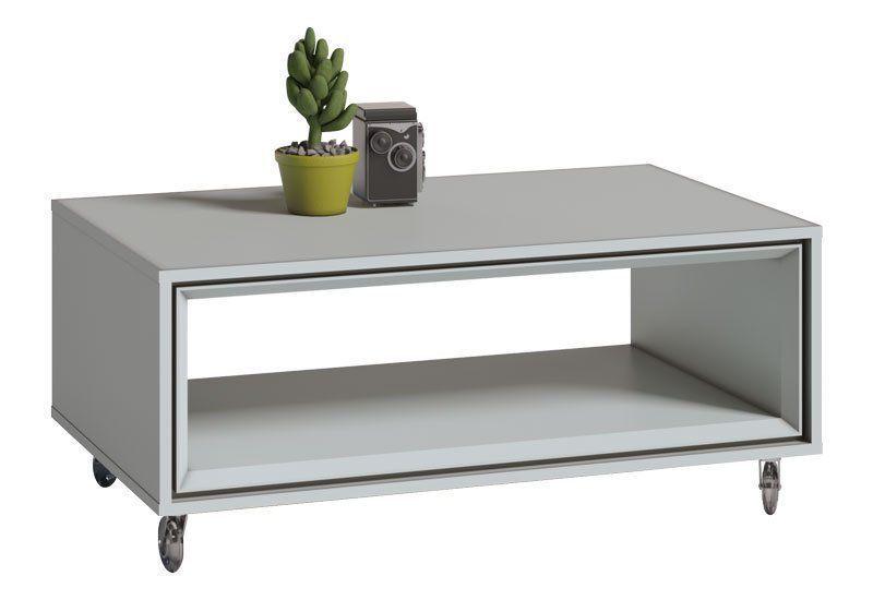 Mesa de Centro Ópera Branco Acetinado - Imcal Móveis Menor preço em Mesa de Centro Ópera Branco Acetinado - Imcal Móveis