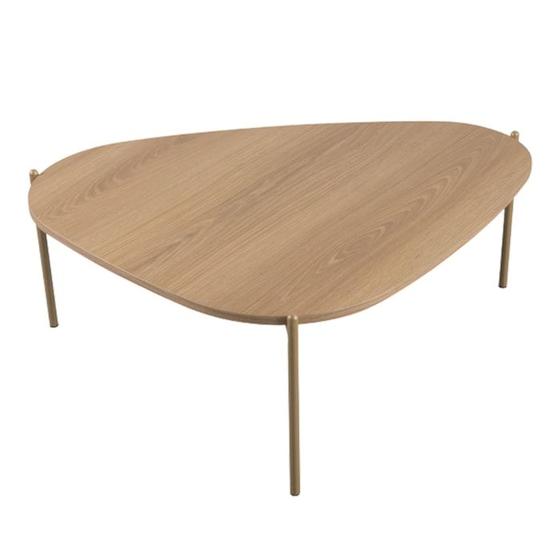 Imagem de Mesa de Centro Organica Pe Metal Dourado Hanover 28015 Artesano