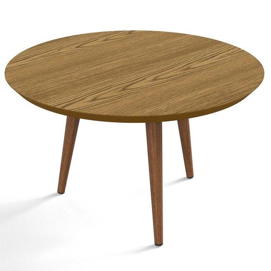 Imagem de Mesa de Centro Redonda Pés Madeira Luna 670 Cumarú
