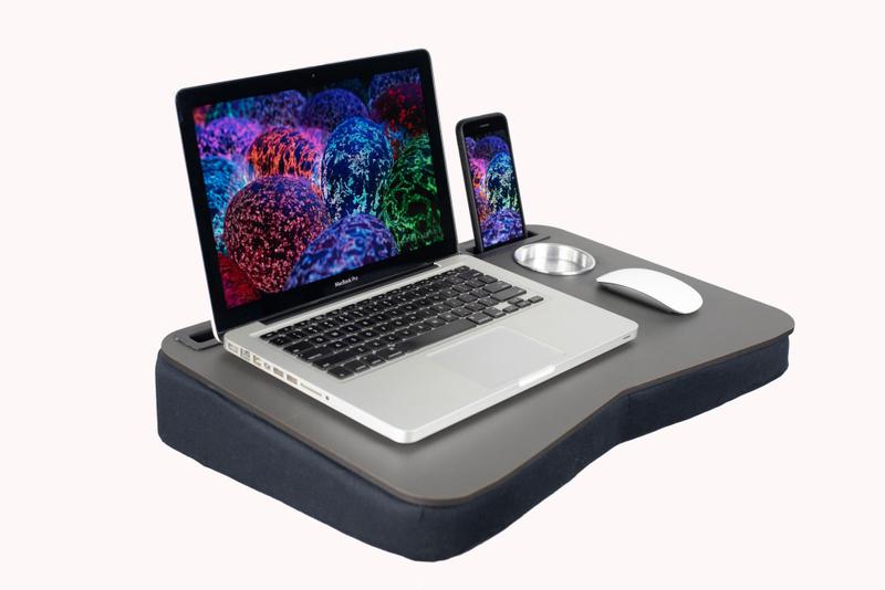 Imagem de Mesa De Colo Para Laptop, Celular Tablet E Copo Base Espuma