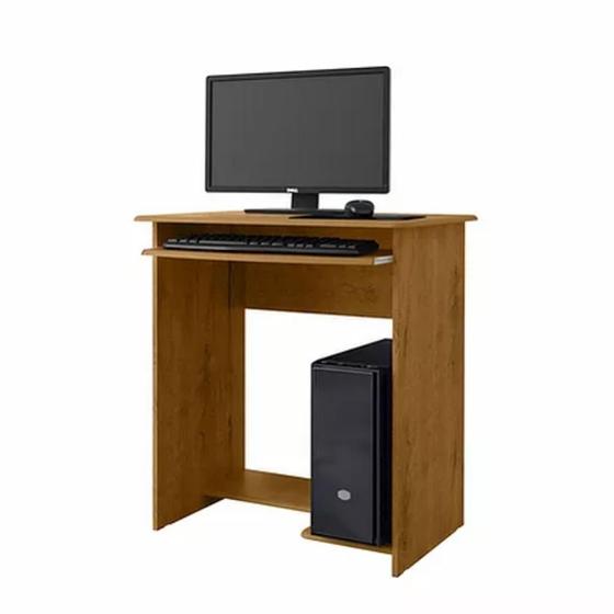 Imagem de Mesa de Computador Prática Ej Móveis 6365 Escrivaninha Freijo
