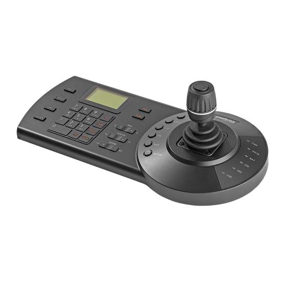 Imagem de Mesa De Controle Híbrida Ip Analógica Vtn 2000 G2 Intelbras Com Joystick Segurança Comodidade 12 Vdc