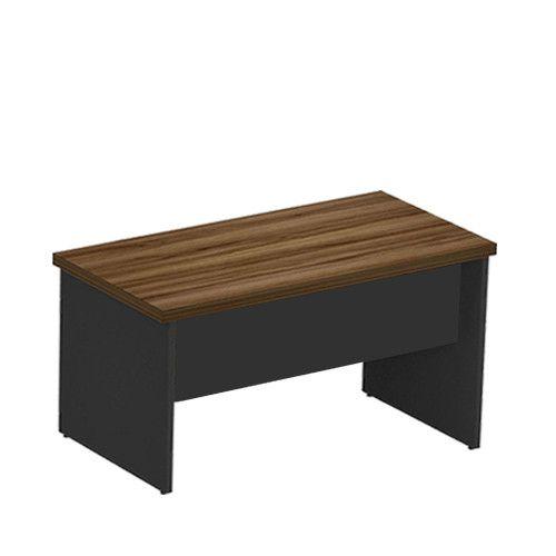 Mesa de Escritório 1,500,60m Sem Gavetas WORDSTAR NOGAL MÁLAGA/PRETO 1023 Menor preço em Mesa de Escritório 1,500,60m Sem Gavetas WORDSTAR NOGAL MÁLAGA/PRETO 1023