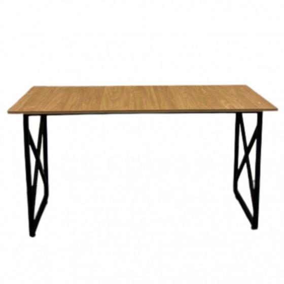 Imagem de Mesa de escritório aço/ferro/mdf estilo industrial mobbili me-05