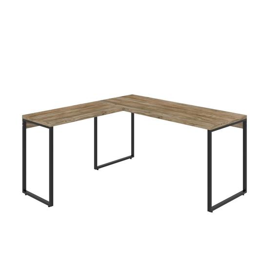 Imagem de Mesa De Escritório Em L Estilo Industrial 1,50x1,50m Kuadra