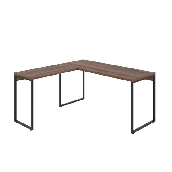 Imagem de Mesa De Escritório Em L Estilo Industrial 1,50x1,50m Kuadra