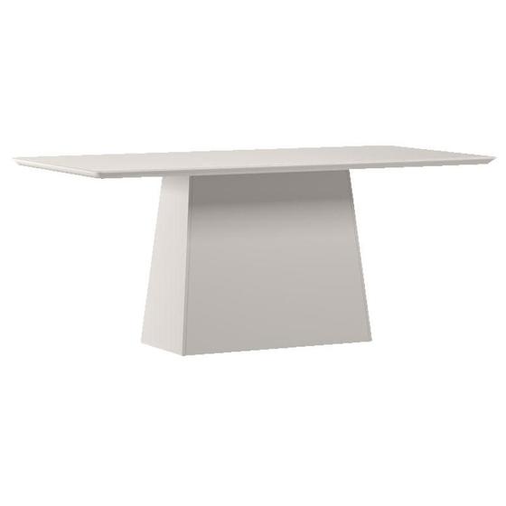 Imagem de Mesa de Jantar 180 cm Barbara com Vidro Off White  New Ceval