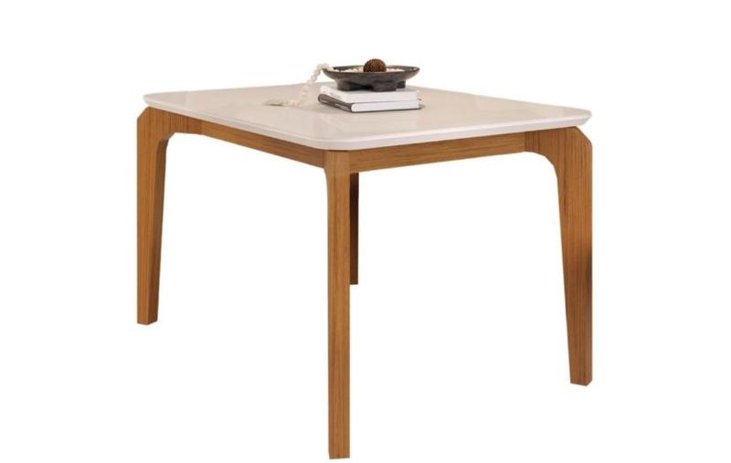 Imagem de Mesa de Jantar 4 Lugares Retangular 136 cm - Freijo/Off White Rouge Dj ( Sem Cadeiras )