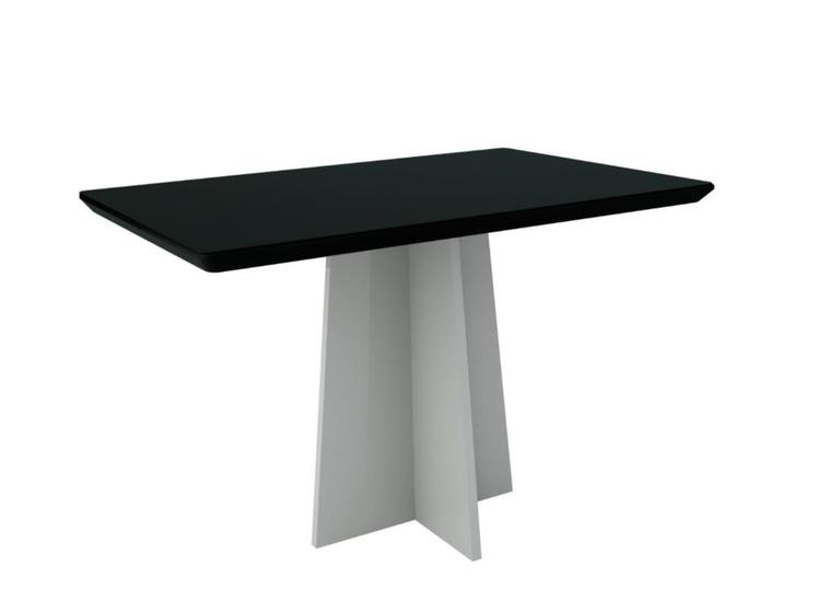 Imagem de Mesa de Jantar Anitta 135X90cm Off White/Preto