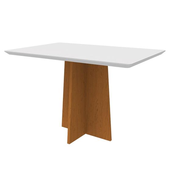 Imagem de Mesa de Jantar Anitta Ypê 120x80cm para 4 Cadeiras New Ceval