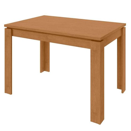 Imagem de Mesa de Jantar Athenas 120 cm Amêndoa Clean  Lopas