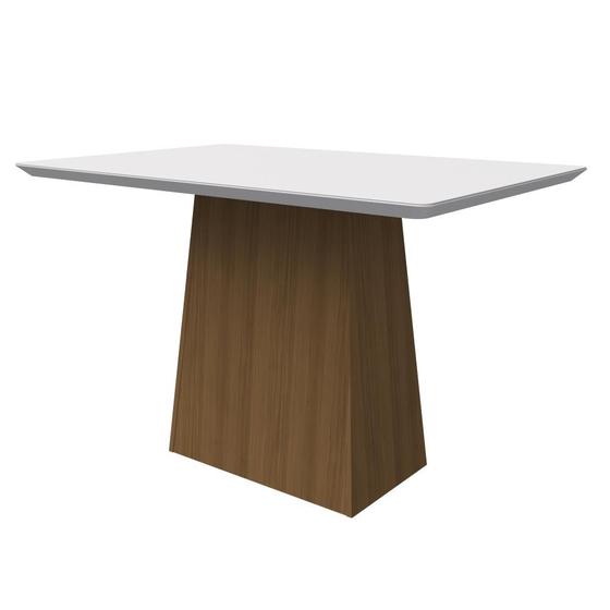 Imagem de Mesa de Jantar Bárbara 1,20X0,80 Imbuia/Off White New Ceval