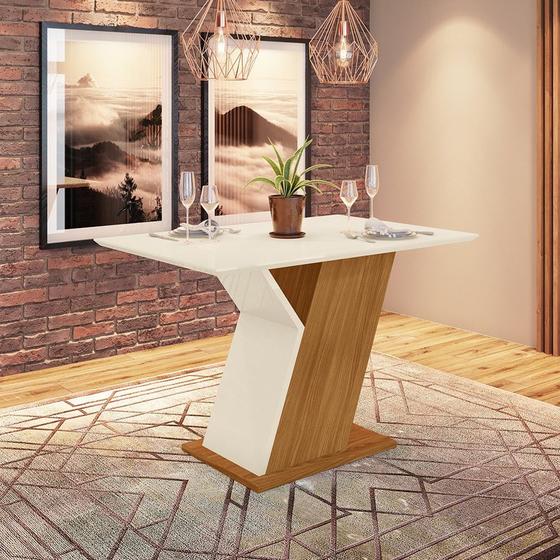 Imagem de Mesa de Jantar com Tampo em MDF 120cm Juanita Casa 812