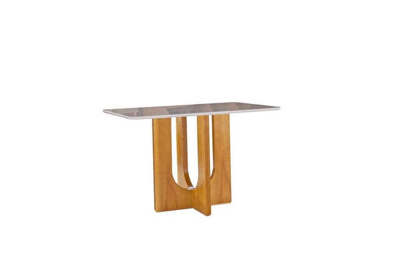 Imagem de Mesa de Jantar com Vidro Laminada - Salermo-1,0x0,80m - Art Salas