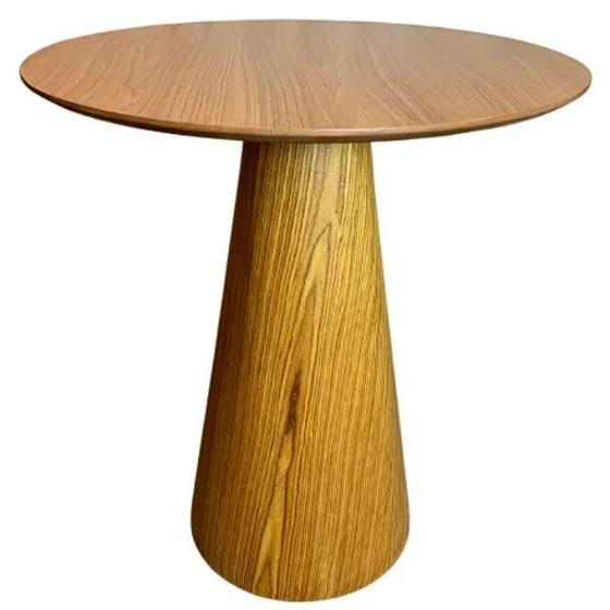 Mesa de Jantar Cone 60 cm Base Freijó Tampo Freijó - Personal Art ...
