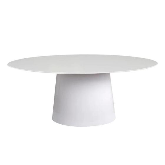 Imagem de Mesa de Jantar Cone Oval 137x90 cm Laqueada