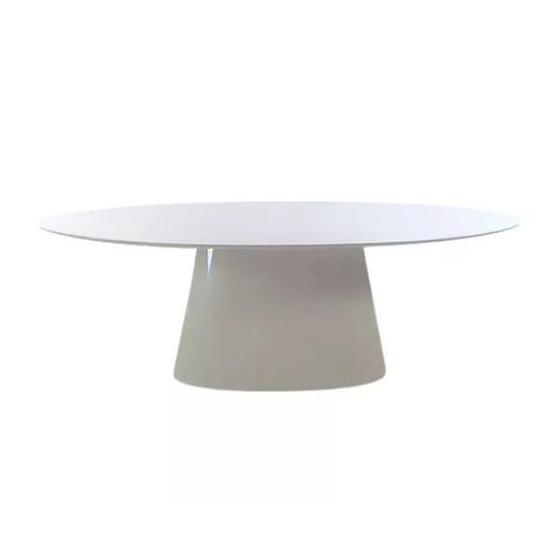 Imagem de Mesa de Jantar Cone Oval 160x90 cm Laqueada