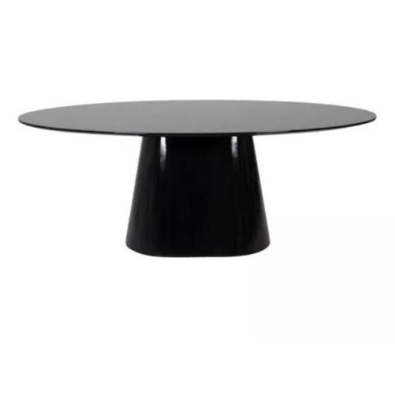 Imagem de Mesa de Jantar Cone Oval 180x100 cm Laqueada