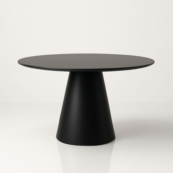 Imagem de Mesa de Jantar Cone Redonda 100 cm Laca