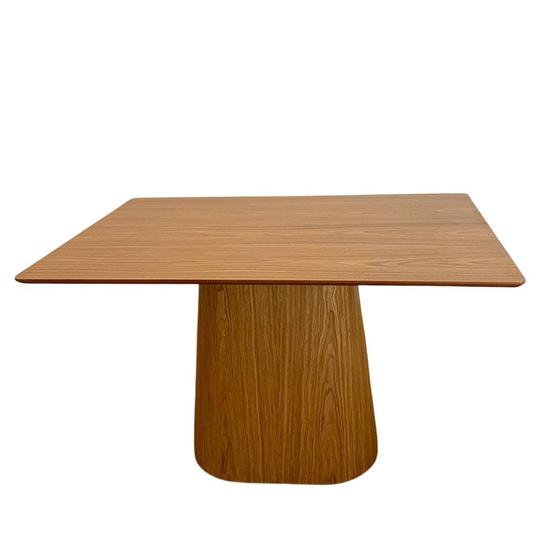 Imagem de Mesa de Jantar Cone Retangular 180x100 cm Base Oval Freijó Tampo Freijó