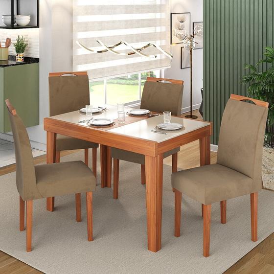 Imagem de Mesa DE Jantar Extensível 120cm Naturalle Pinhão