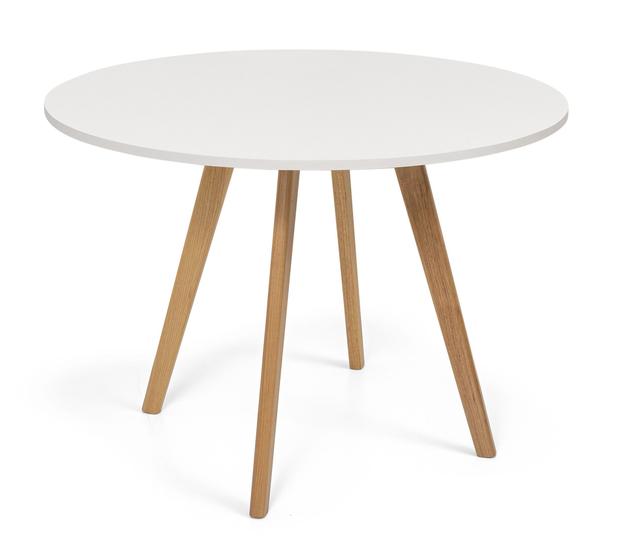 Imagem de Mesa de Jantar Laura 100cm Branca - Napole Decor