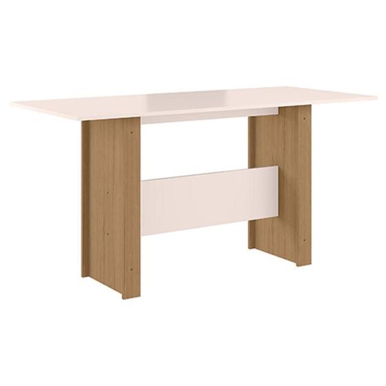 Imagem de Mesa de Jantar Milano 155cm Carvalho Off White - Poliman