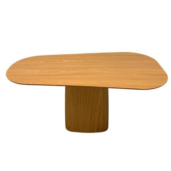 Imagem de Mesa de Jantar Modelar Orgânica 140x90cm Madeira Freijo