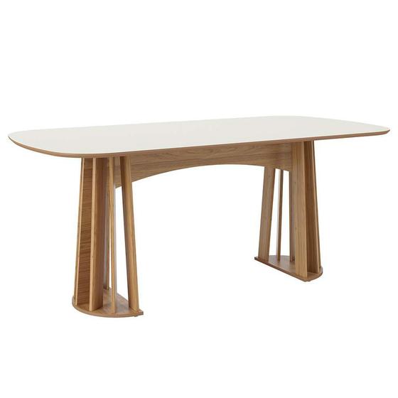 Imagem de Mesa de Jantar Oval Pilar Freijó e Off White