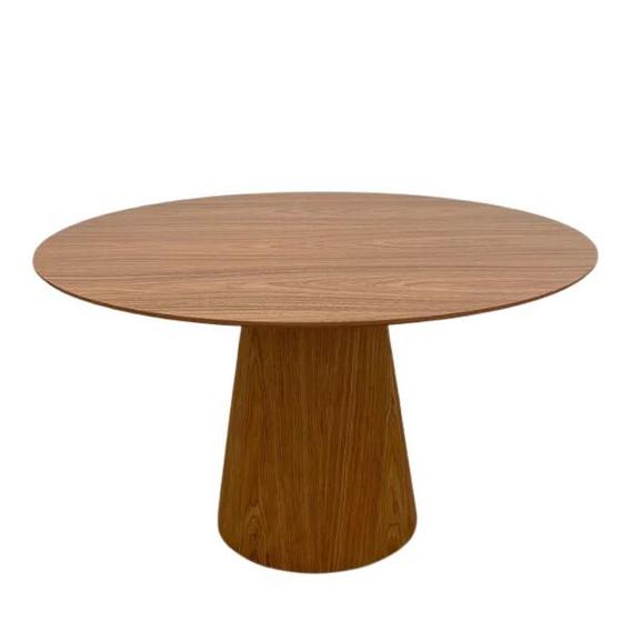 Imagem de Mesa de Jantar Redonda Cone 120 cm Freijó