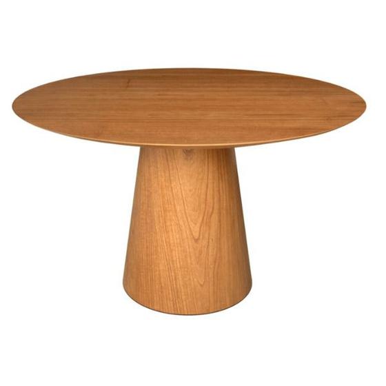 Imagem de Mesa de Jantar Redonda Cone 140 cm Freijó