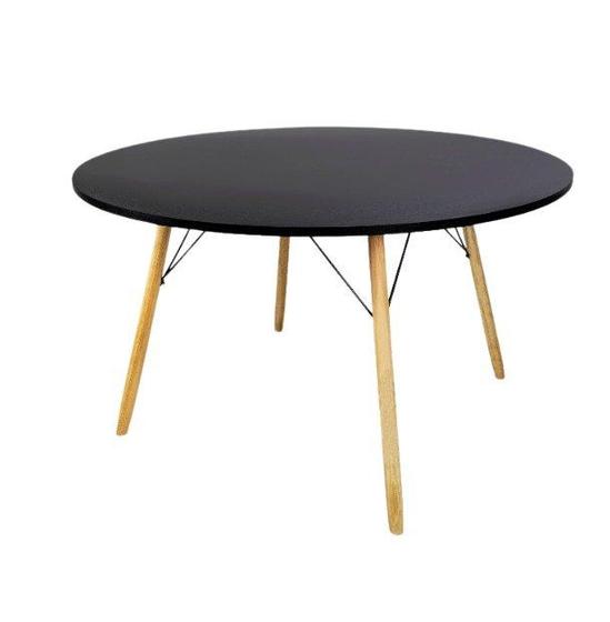 Imagem de Mesa de Jantar Redonda Eames Eiffel 120cm - Preta