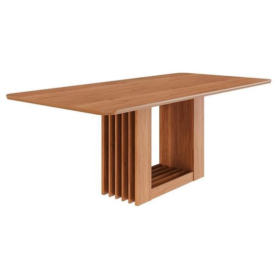 Imagem de Mesa de Jantar Retangular Ariela 210x100 com Tampo em MDF - Cimol Móveis