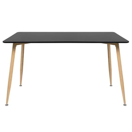 Imagem de Mesa De Jantar Retangular Clarice 80 X 120cm Preto Preto