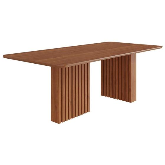 Imagem de Mesa de Jantar Retangular Ester 210x100 com Tampo em MDF - Cimol Móveis
