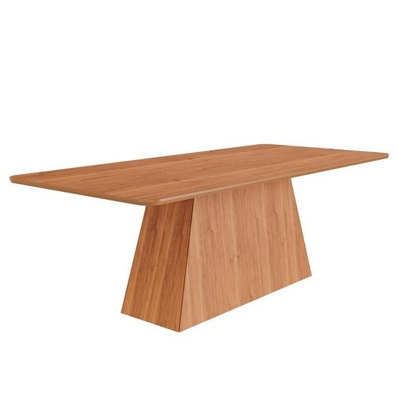 Imagem de Mesa de Jantar Retangular Helena 210x100 com Tampo em MDF - Cimol Móveis