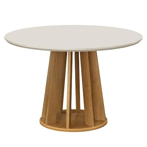 Imagem de Mesa de Jantar Rose Cinamomo Off White - Valdemóveis