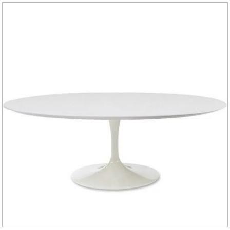 Imagem de Mesa de Jantar Saarinen Oval 198x122 cm Laqueada