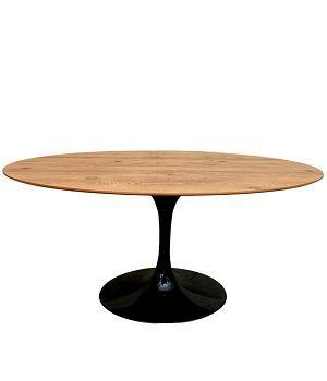 Imagem de Mesa de Jantar Tulipa Saarinen Oval 160x90 cm Tampo Antíqua