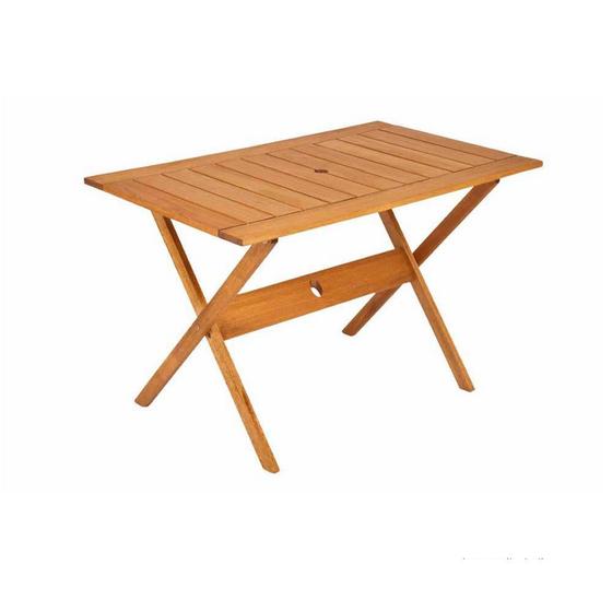 Mesa de madeira dobrável Mestra Ipanema 120x70cm stain jatobá Butzke Menor preço em Mesa de madeira dobrável Mestra Ipanema 120x70cm stain jatobá Butzke