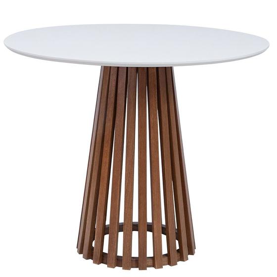 Imagem de Mesa de madeira maciça e MDF Kisa