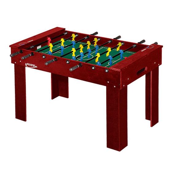 Mesa de pebolim totó especial embutido - klopf 1070 Menor preço em Mesa de pebolim totó especial embutido - klopf 1070