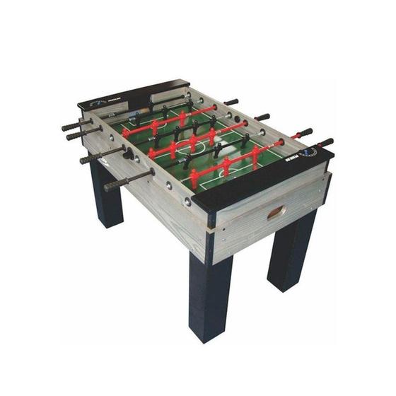 MESA DE PEBOLIM TOTÓ Varão Embutido, Bonecos de Alumínio COR TITANIUM METALIZADA 1053 KLOPF Menor preço em MESA DE PEBOLIM TOTÓ Varão Embutido, Bonecos de Alumínio COR TITANIUM METALIZADA 1053 KLOPF