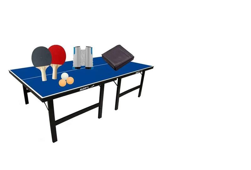 Imagem de MESA DE PING PONG MDP 15mm KLOPF 1001 + Kit Completo + Capa + Rede retrátil